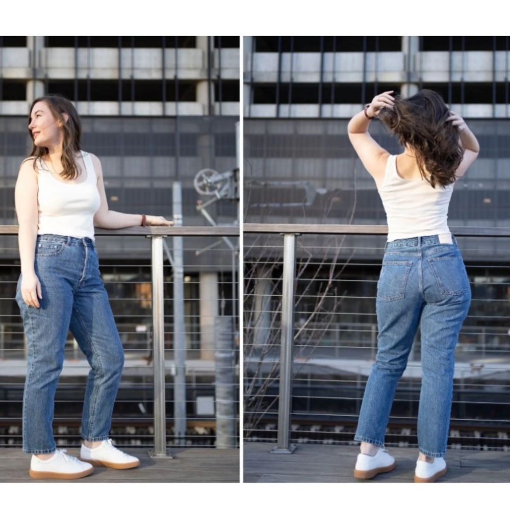NWT Everlane The Curvy Cheeky Crop Jeans Size 30